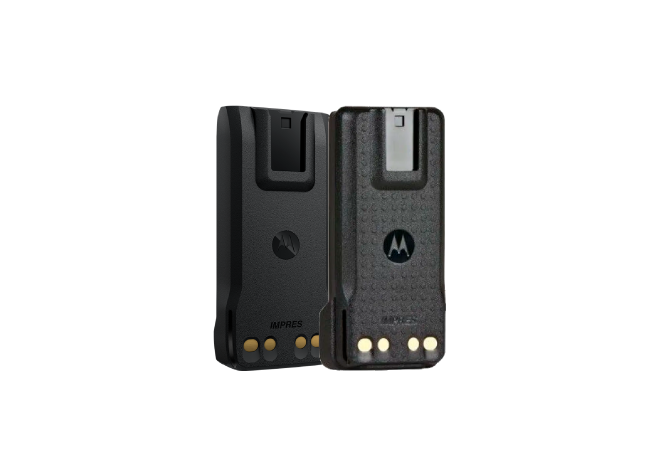 Baterías de ion litio IMPRESS en múltiples modelos de radio Motorola