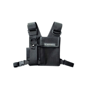 Pechera universal de nylon con soporte para radio Motorola
